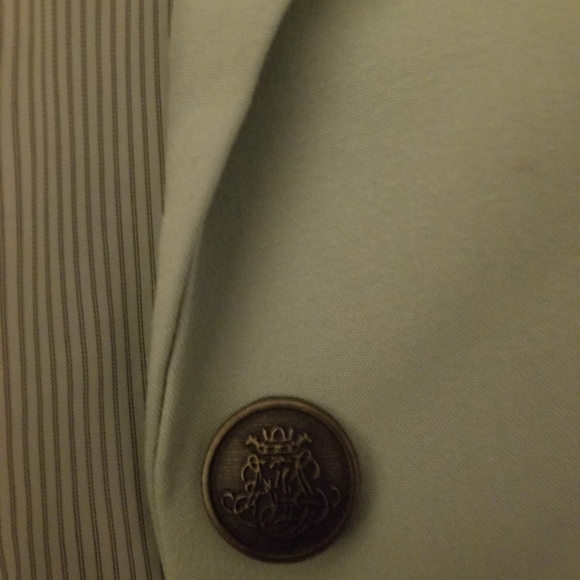 DYNAMITE Light teal blazer with striped lining - Picture 3 of 4